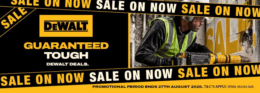 DeWALT Supplier Sale 18 - 27 August 2026