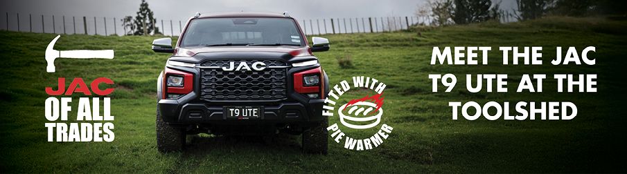 Promotion Page Header - JAC T9 - The ToolShed Wairau Park Birthday Blowout