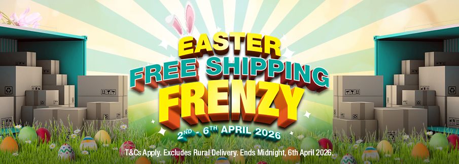 TMS ToolShed Easter Free Shipping Weekend 2 - 6 March 2026