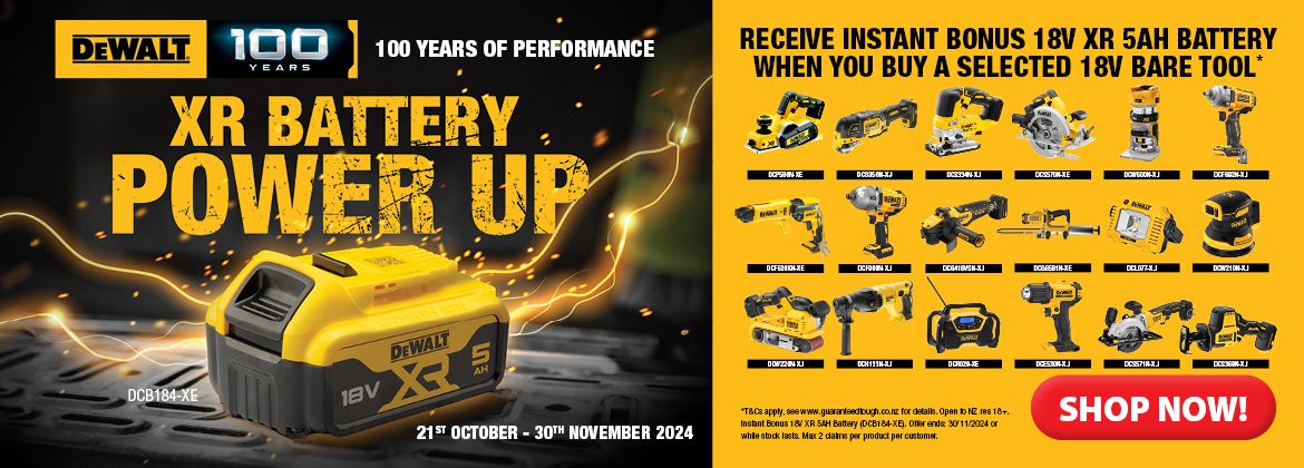 DEWALT Power Up (21 Oct - 30 Nov 2024)