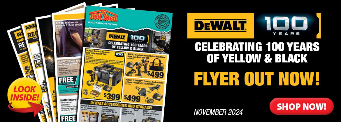 DEWALT 100 years Flyer November 2024