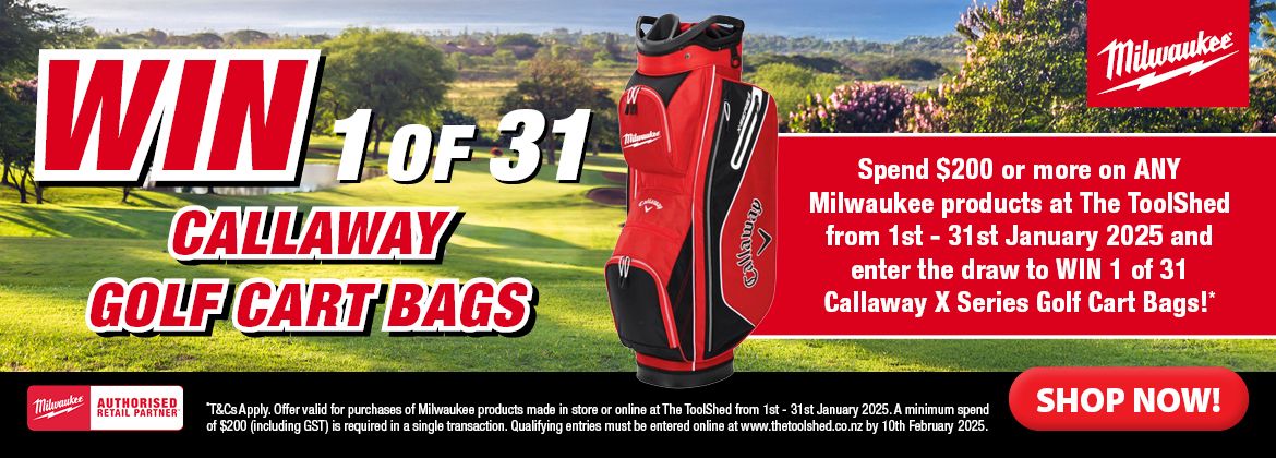 Milwaukee Golf Card Bag Competition Jan 2025