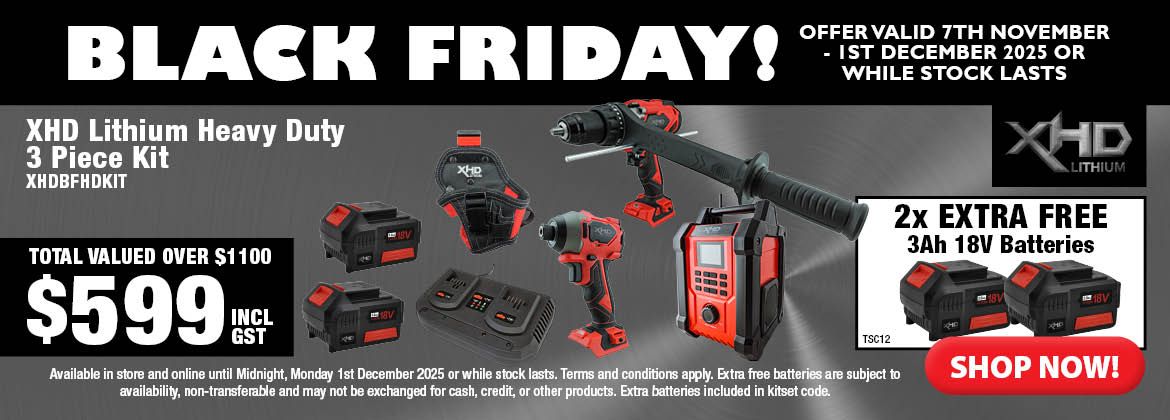 BLACK FRIDAY - XHD 3pc Kit (XHDBFHDKIT) 7 Nov-1 Dec 2025