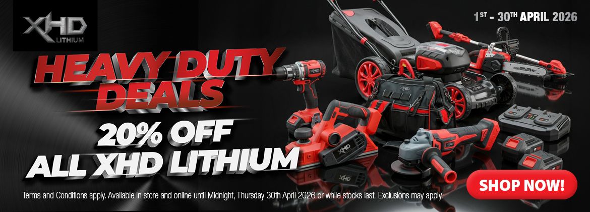 XHD Lithium Heavy Duty Deals 1 - 30 April 2026