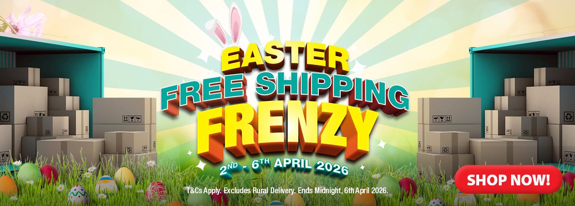 ToolShed Easter Free Shipping Frenzy 2 - 6 April 2026