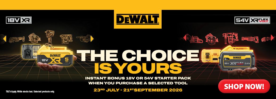 DEWALT Fathers Day Starter Pack 23 July - 21 Sep 2026