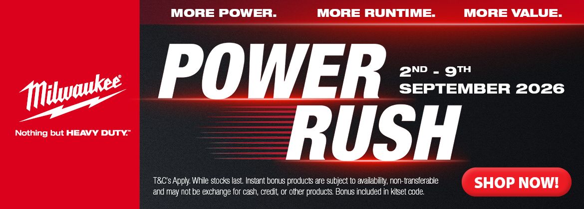 Milwaukee Power Rush Instant Bonus Battery