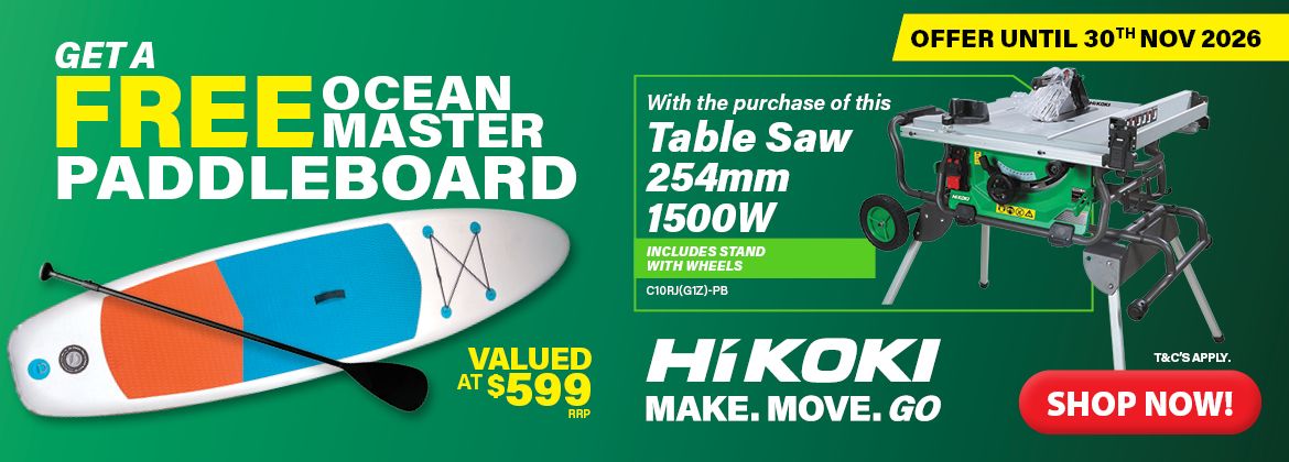 HiKOKI C10RJ Table Saw Offer Until 30 Nov 2026
