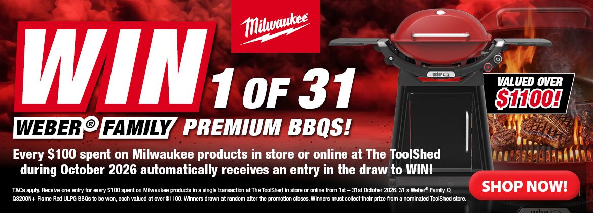 Milwaukee Weber BBQs Comp 1 - 31 October 2026