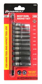 1/4in Drive Impact Socket Sets