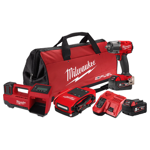 Milwaukee M18 FUEL Cordless Power Pack 3pc 3JS2 18V 5Ah