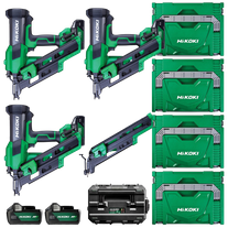 [PRE ORDER] HiKOKI Cordless Speed Series Framing Nailer Crew Pack Combo Kit