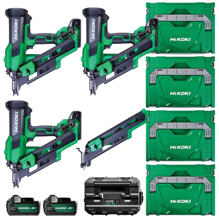 [PRE ORDER] HiKOKI Cordless Speed Series Framing Nailer Crew Pack Combo Kit