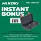 HiKOKI MultiVolt Cordless Combo 3pc 18v/36v Kit With Bonus 752500