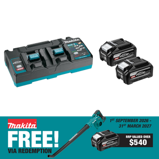 Makita XGT Starter Pack 40V 2x 4Ah