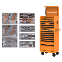 GEARWRENCH Combination Toolkit EVA for 234pc + Molten Orange Tool Chest Trolley