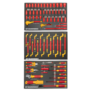 GEARWRENCH VDE Insulated Tool Ser 72Pc with EVA Tray