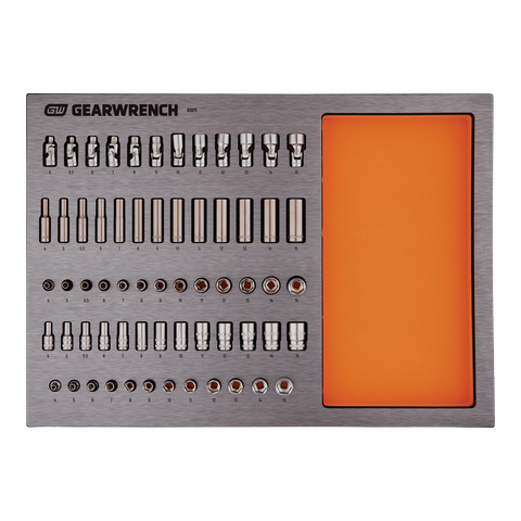 GEARWRENCH Metric Socket Set 1/4in 63Pc in EVA Tray