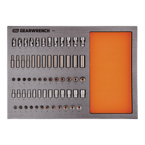 GEARWRENCH Metric Socket Set 1/4in 63Pc in EVA Tray
