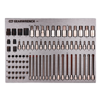GEARWRENCH Bit & Socket Set 1/4In, 3/8In & 1/2in 84Pc in EVA Tray