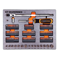 GEARWRENCH Micro Bits Set 1/4in 106Pc in EVA Tray
