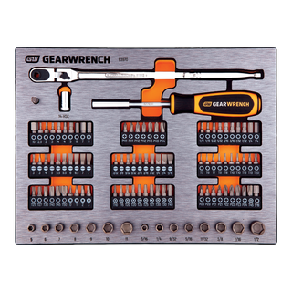 GEARWRENCH Micro Bits Set 1/4in 106Pc in EVA Tray