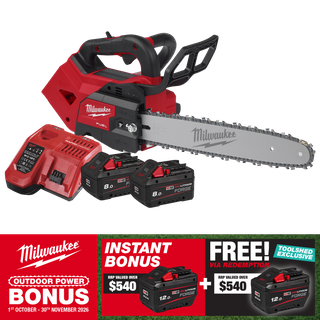 Milwaukee M18 FUEL Chainsaw Top Handle (356mm) 14in 18V with BONUS