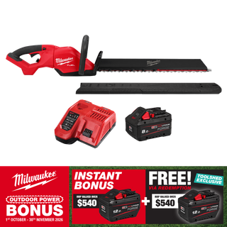 Milwaukee M18 FUEL Cordless Hedge Trimmer 24in/610mm 18V with BONUS