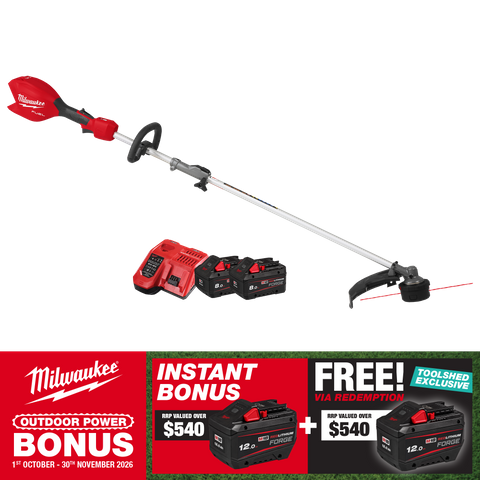 Milwaukee M18 FUEL QUIK-LOK Outdoor Power Head Line Trimmer Kit 18V with BONUS