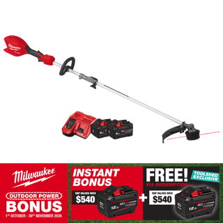 Milwaukee M18 FUEL QUIK-LOK Outdoor Power Head Line Trimmer Kit 18V with BONUS