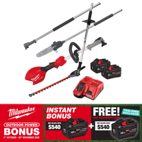 Milwaukee M18 FUEL Outdoor Power Head Gen2 3pc Kit 18V with BONUS