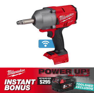 Milwaukee M18 FUEL ONE-KEY Impact Wrench Extended Anvil 1/2in 18V with BONUS