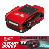 Milwaukee M18 HOTSHOT Jump Starter 2000A 18V with BONUS Battery