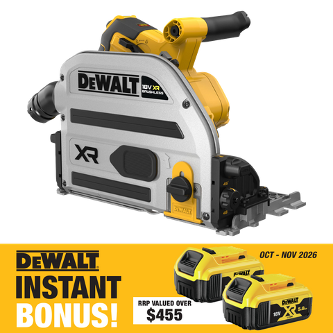 DeWalt Cordless Plunge Saw Brushless XR 18V In TSTAK with BONUS