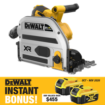 DeWalt Cordless Plunge Saw Brushless XR 18V In TSTAK with BONUS