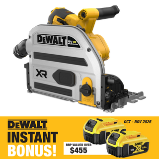 DeWalt Cordless Plunge Saw Brushless XR 18V In TSTAK with BONUS