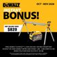 DEWALT FLEXVOLT Cordless Mitre Saw Brushless 305mm 54V 9Ah with Bonus