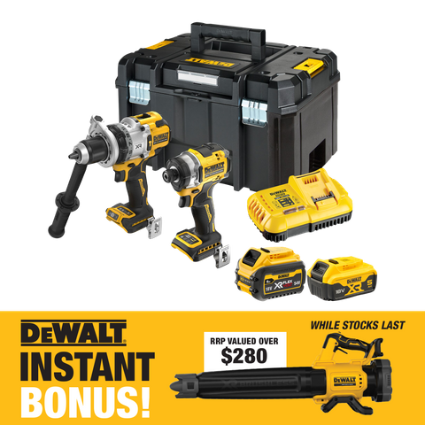 DEWALT Cordless Hammer Drill & Impact Driver HD 18V 5Ah/6Ah with BONUS