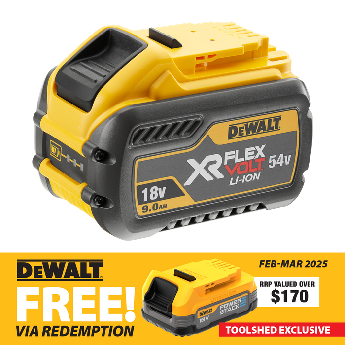 DeWalt Flexvolt Battery Li Ion 54v 3Ah 18v 9Ah