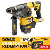 DeWalt FLEXVOLT Cordless Rotary Hammer Drill Brushless SDS Plus 54V - Bare Tool