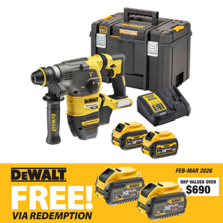 DEWALT Flexvolt Cordless Rotary Hammer Drill Brushless SDS Plus 54v Kit