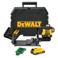 DEWALT Cross Line Laser 1080deg (3x 360) Green Beam Compact 18v 2Ah with Bonus