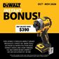 DEWALT Cross Line Laser 1080deg (3x 360) Green Beam Compact 18v 2Ah with Bonus