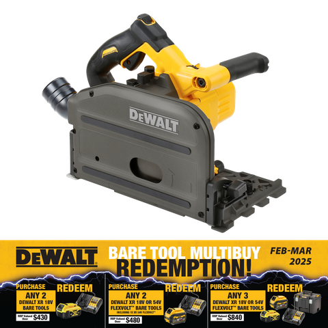 DeWalt FLEXVOLT Cordless Plunge Saw Brushless 54V - Bare Tool