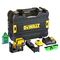 DeWalt Cross Line Laser with Plumb Green Beam