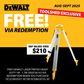 DeWalt Cross Line Laser with Plumb Green Beam