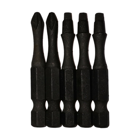 ToolShed Screwdriver Bit #2 Square + #2 Phillips 50mm 5pc