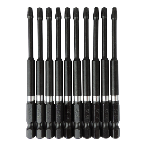 ToolShed Screwdriver Bit #2 Square 100mm 10pc
