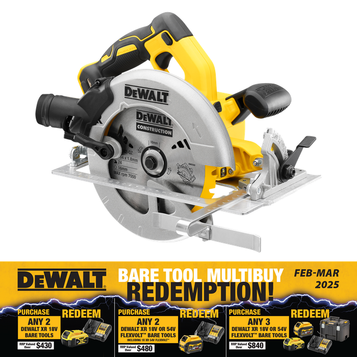 Dewalt best sale 184mm blade