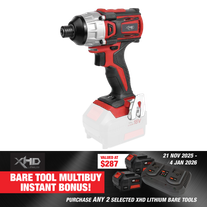 XHD Lithium Cordless Impact Driver Brushless 180Nm 18V - Bare Tool